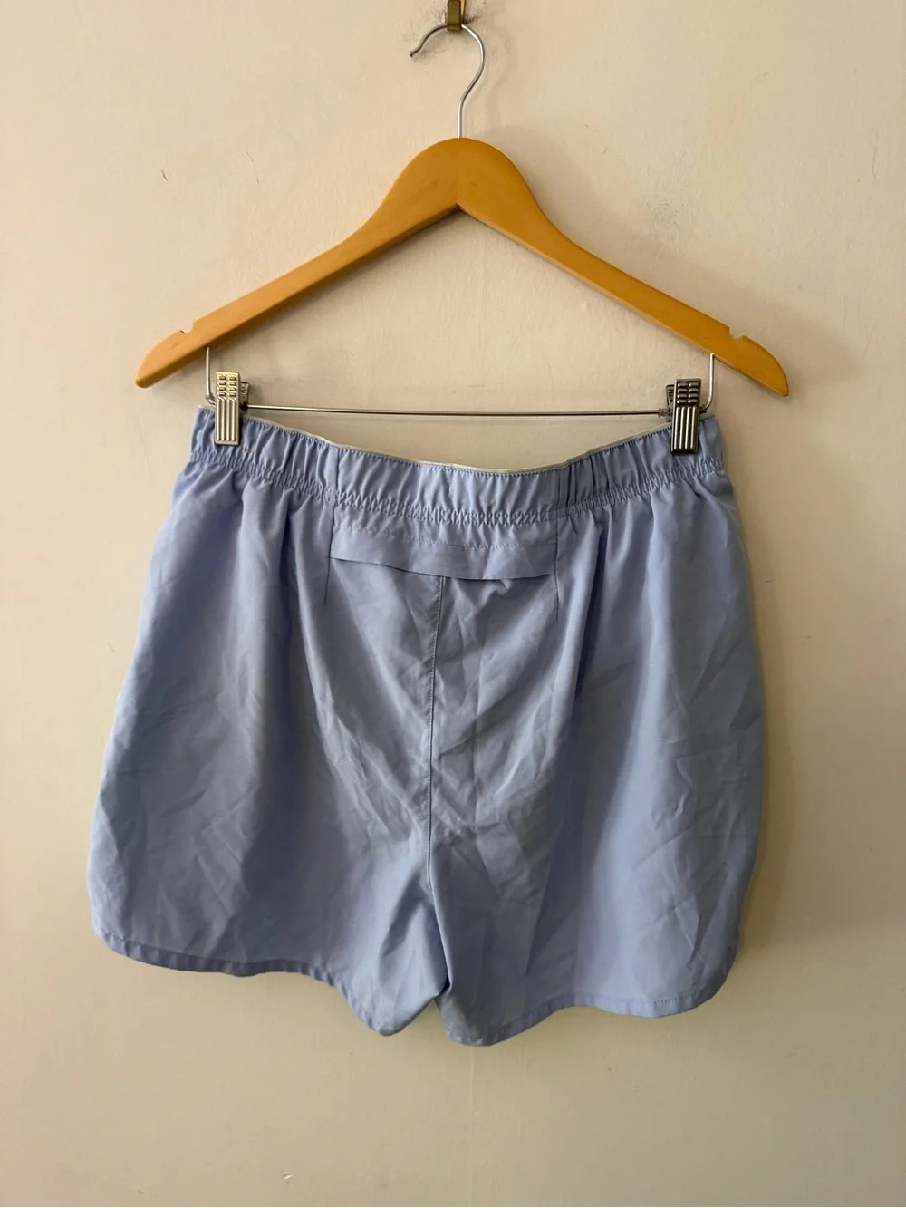 Nike Men’s Light Blue Athletic Shorts with White Trim